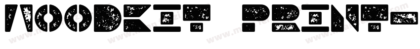 woodkit print字体转换